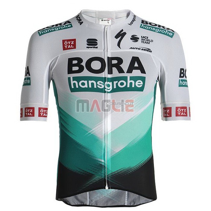 Maglia Bora-Hansgrone Manica Corta 2021 Bianco Verde Nero